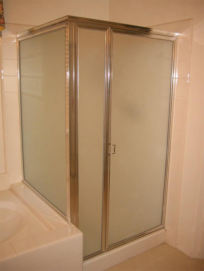 framed shower enclosure